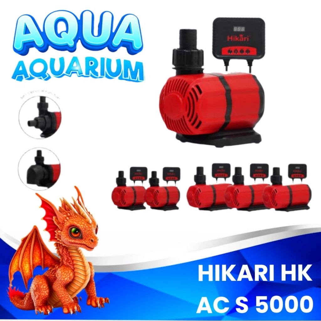 HIKARI HK AC S 5000 POMPA KOLAM IKAN WATER PUMP INVERTER