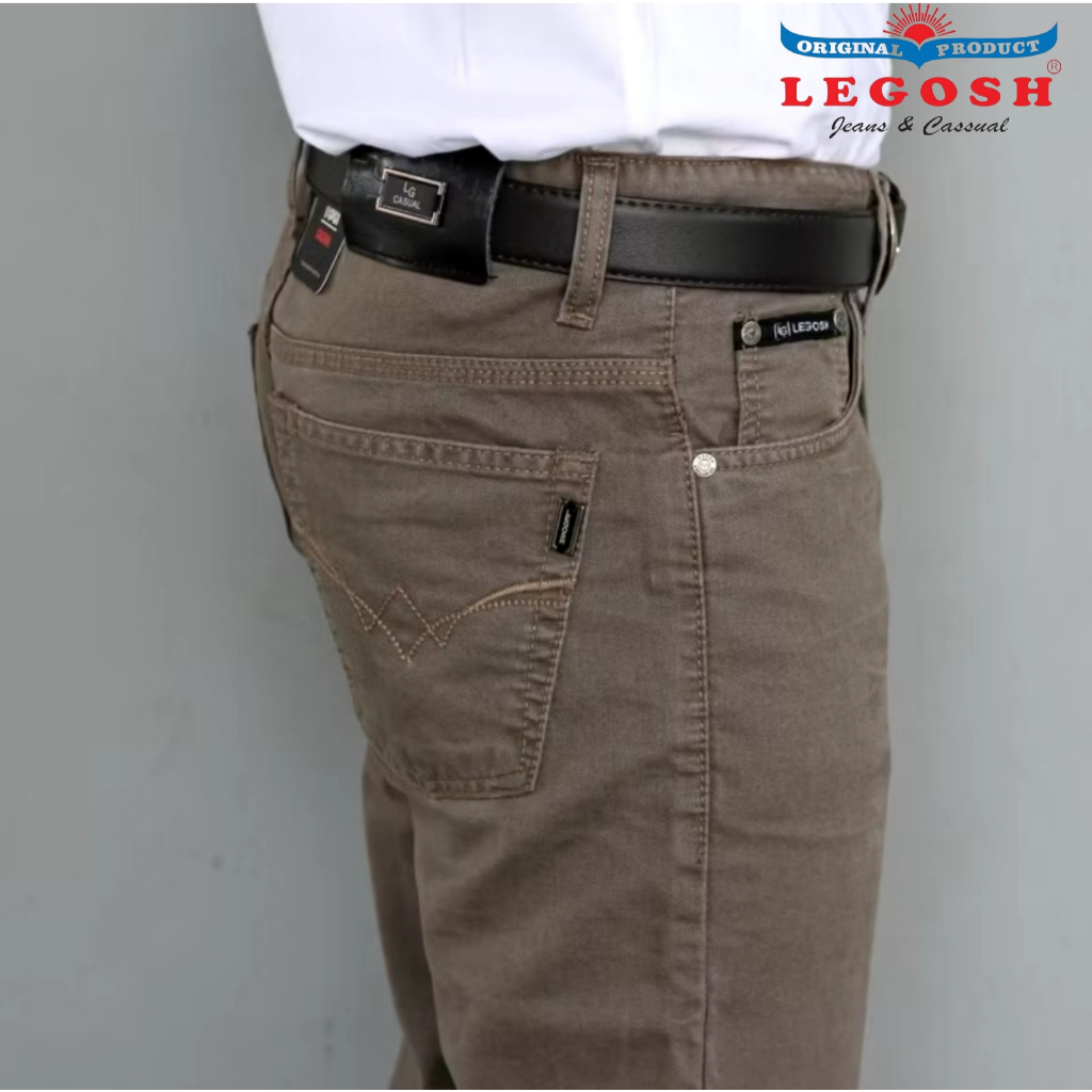 LEGOSH JEANS Celana Panjang Pria Kanvas Legosh Casual Original Premium