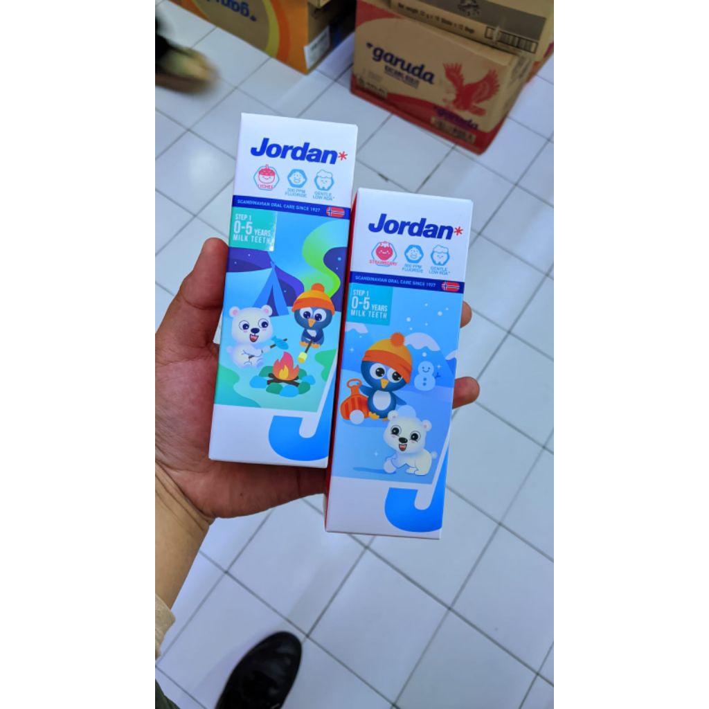 Pasta Gigi Anak Jordan Step 1 (0–5 Tahun)