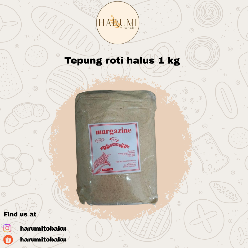 Tepung Roti Halus / Tepung Panir Halus - 1 Kg