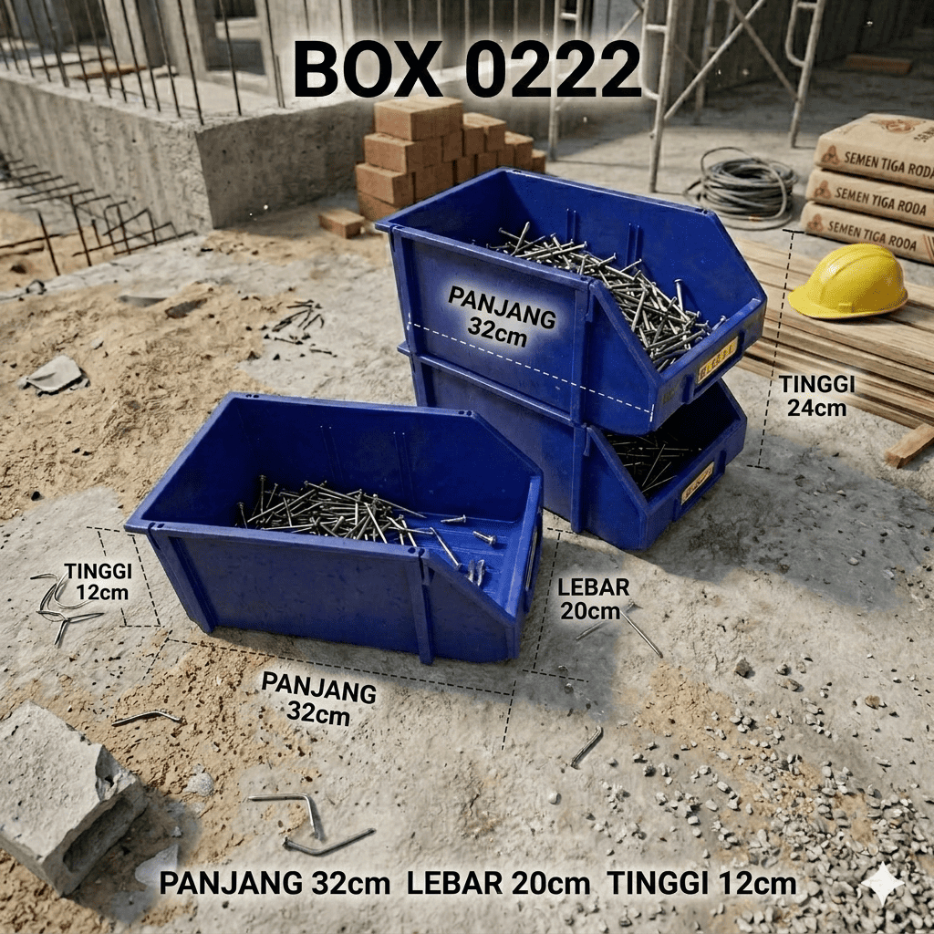 WARNA RANDOM Box Bengkel box perkakas