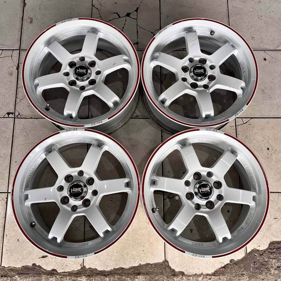 Jual velg second hsr Rai-s3 ring 15 cocok buat brio mobilio avanza xenia dl