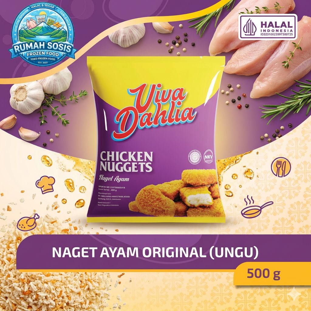 Rumah Sosis Vida nugget ayam 500gr