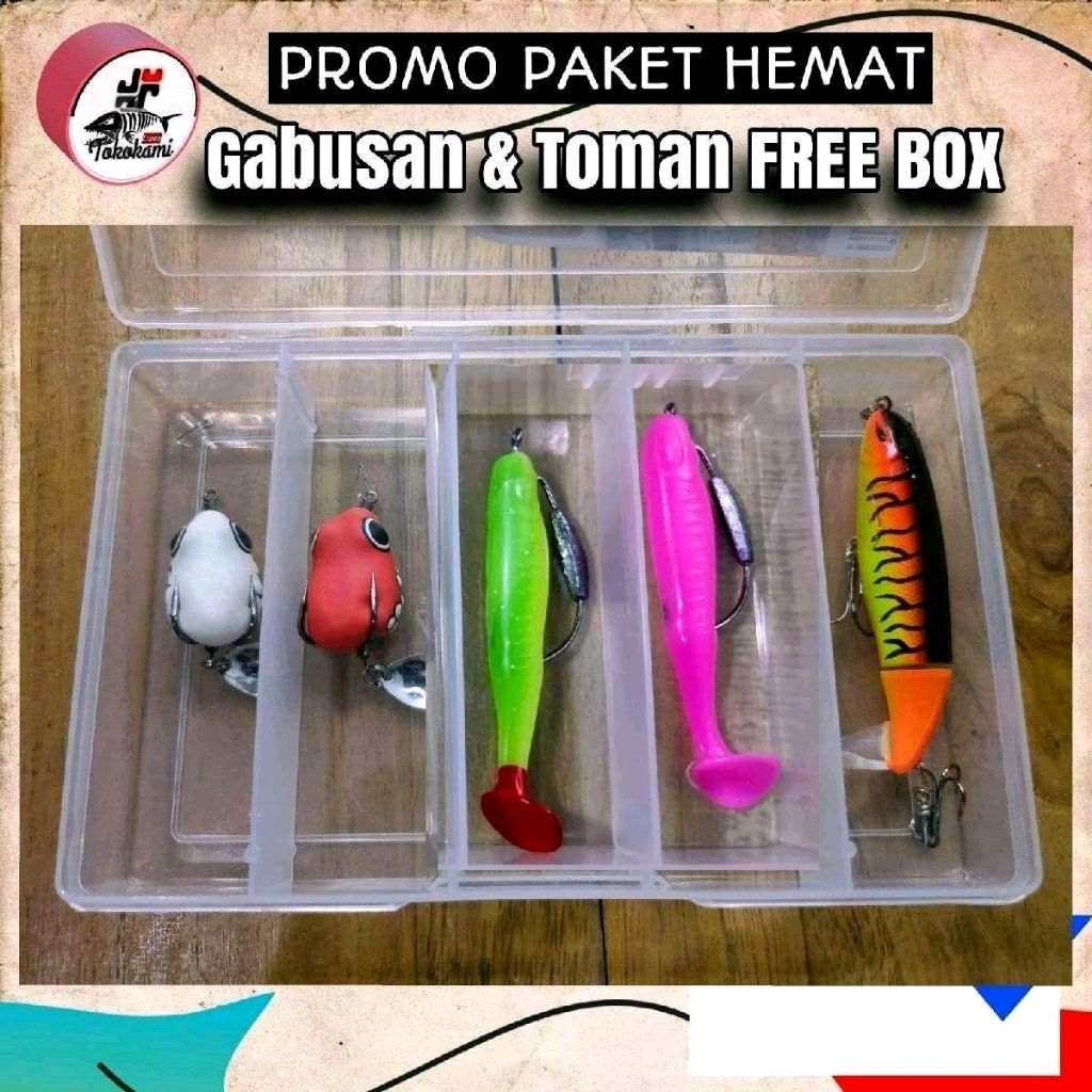 lure gabusan & toman free box