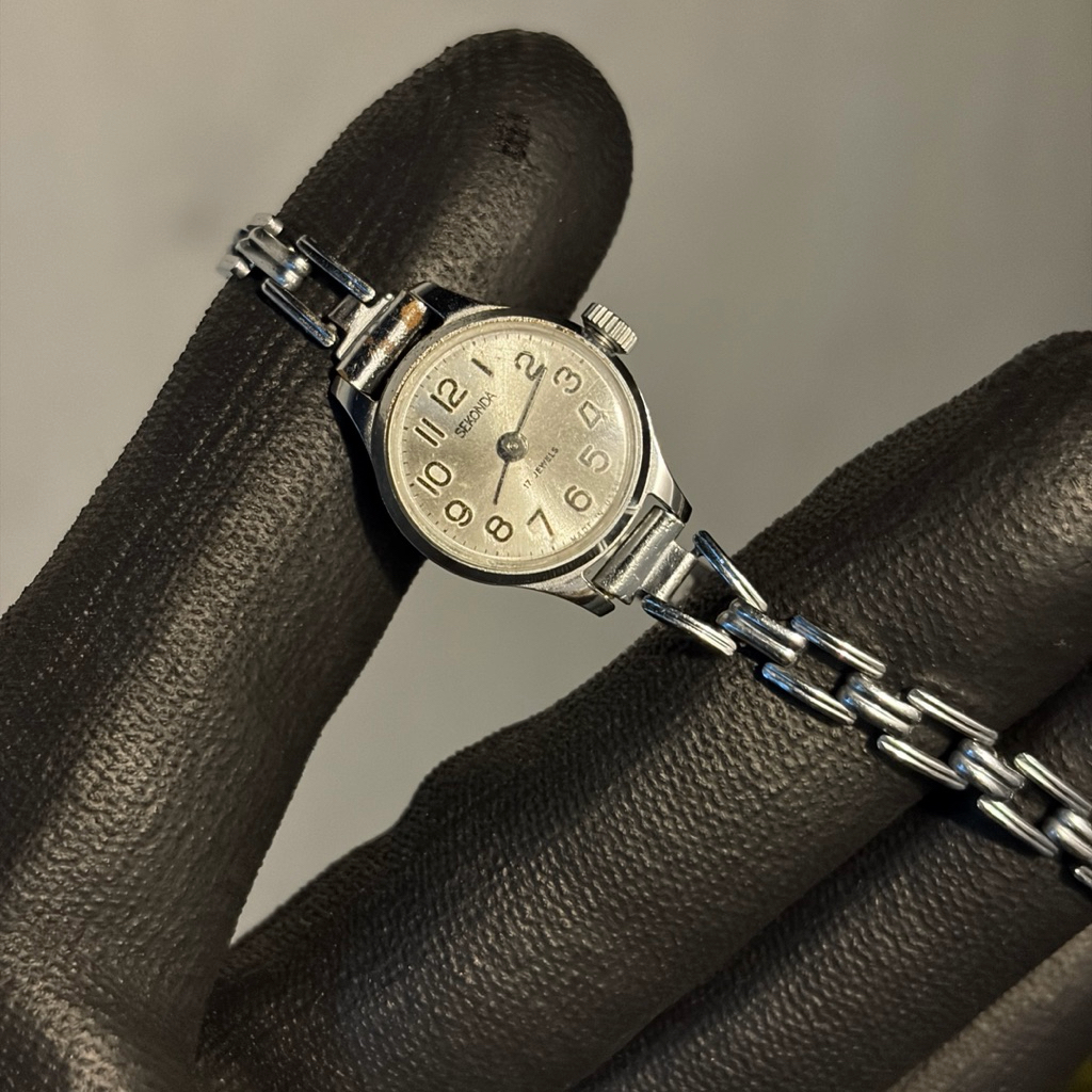 JAM TANGAN SEKONDA LADIES MILITARY DIAL VINTAGE ORIGINAL
