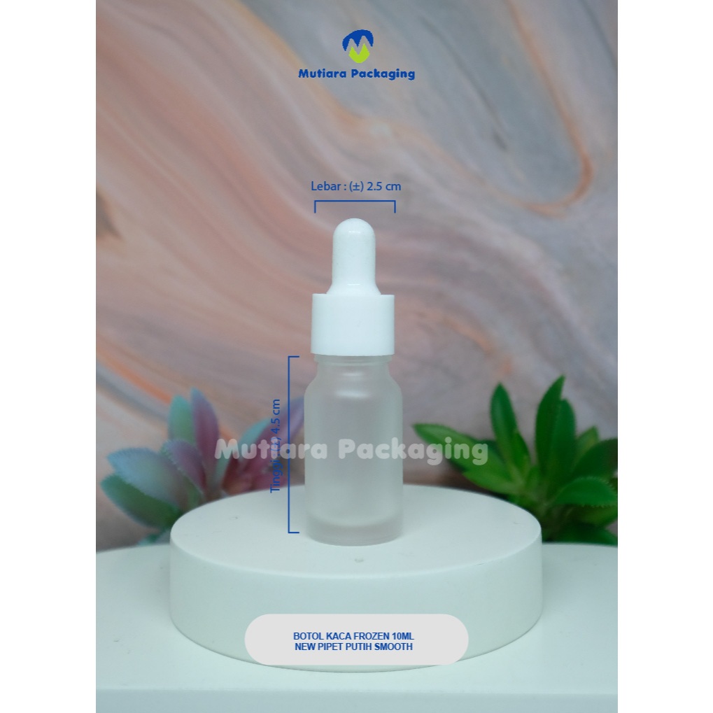 Pipet Kaca 10ml Frosted Smooth