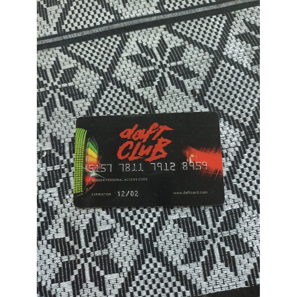 Kartu Keanggotaan Daft Punk : Daft Club Original