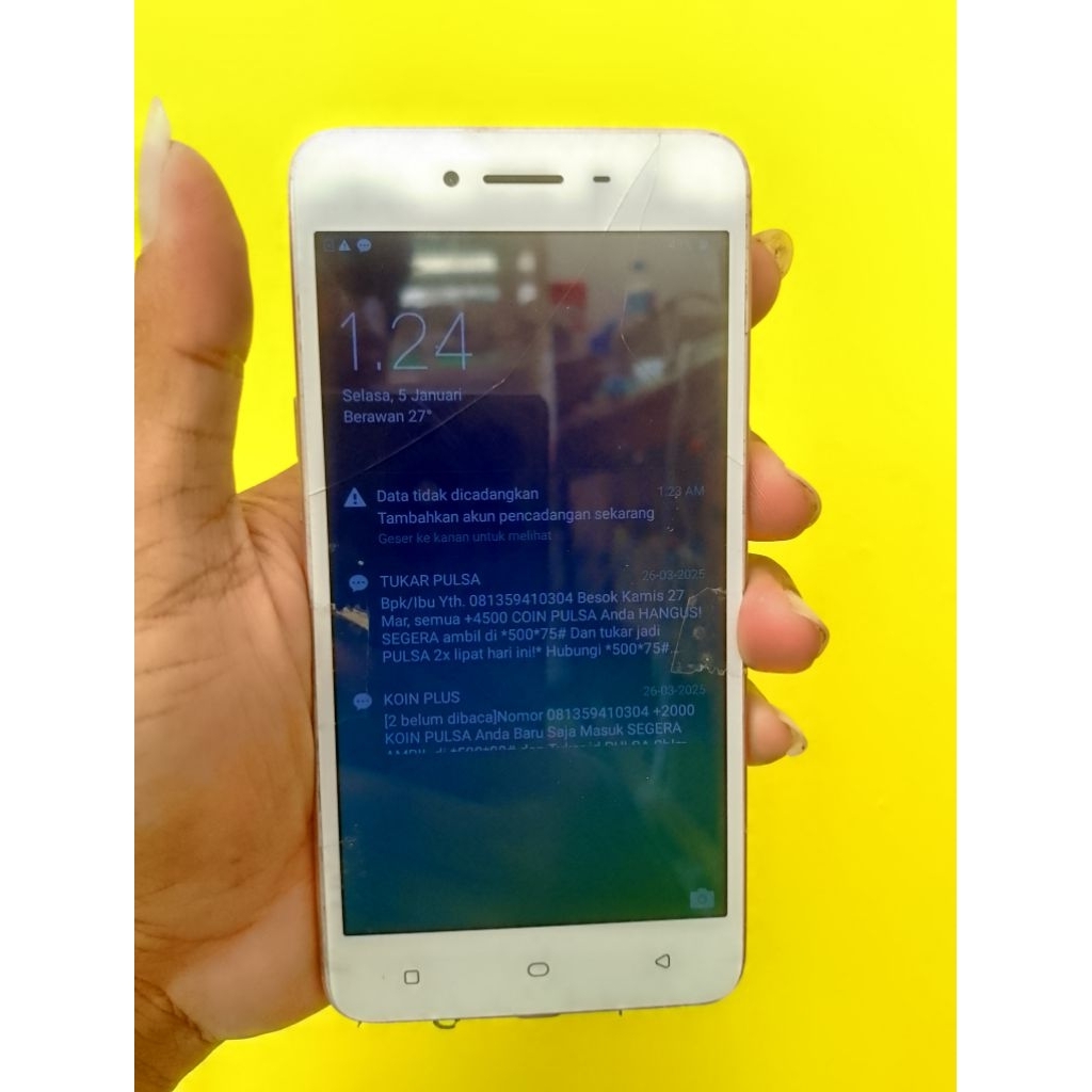 oppo A37 normal rusak lcd unit batangan