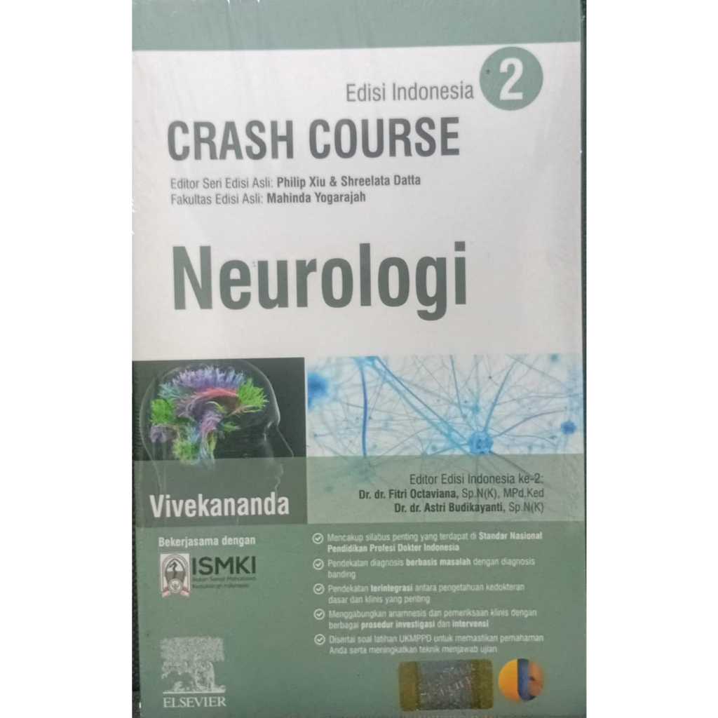 Buku Crash Course Neurologi Edisi 2 Original ELSEVIER