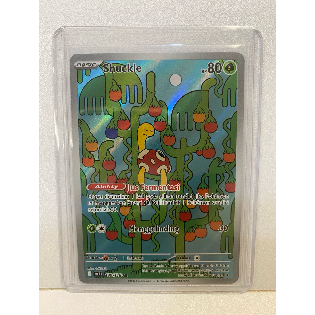 kartu pokemon shuckle AR ma1 Indonesia