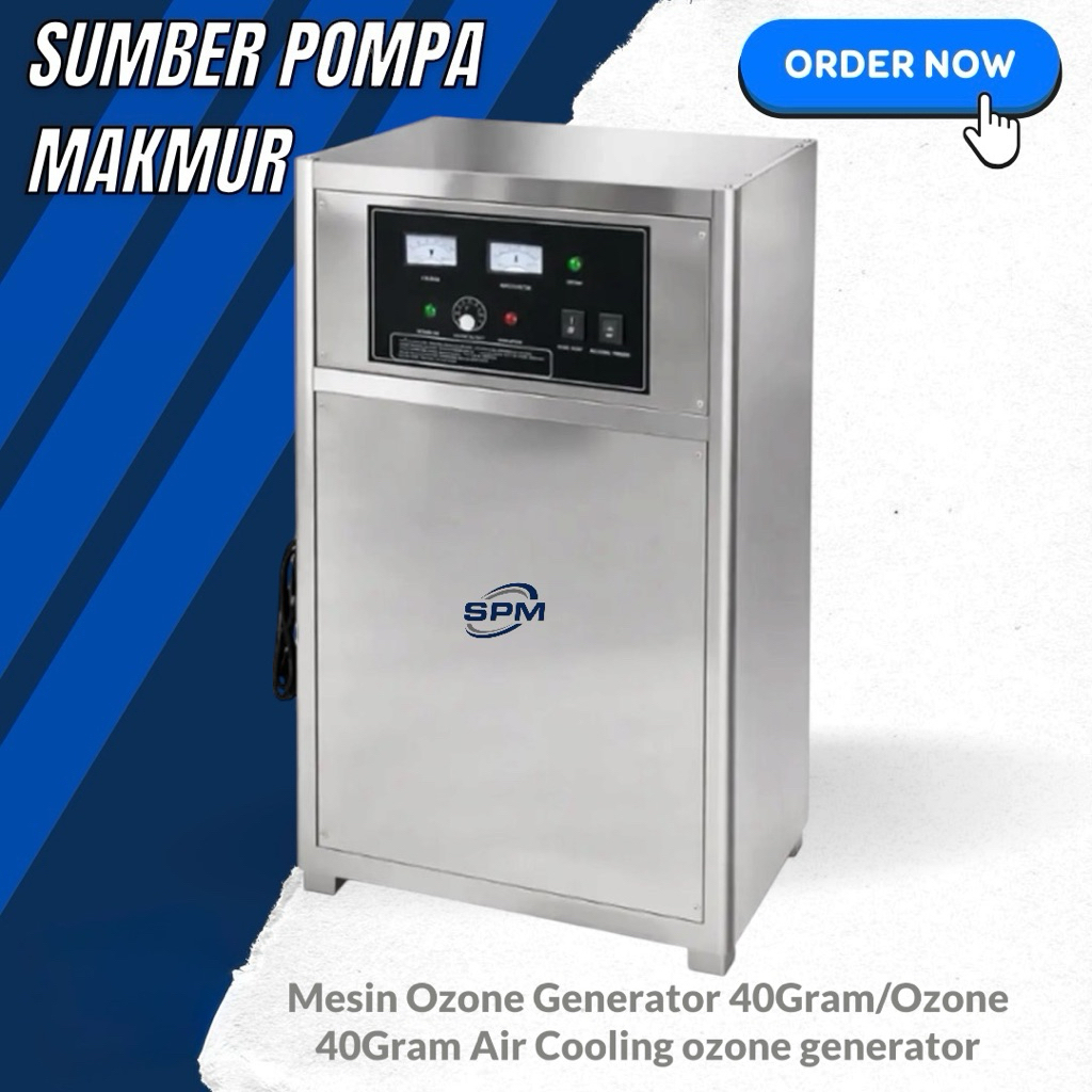 Mesin Ozone Generator 40Gram/Ozone 40Gram Air Cooling ozone generator