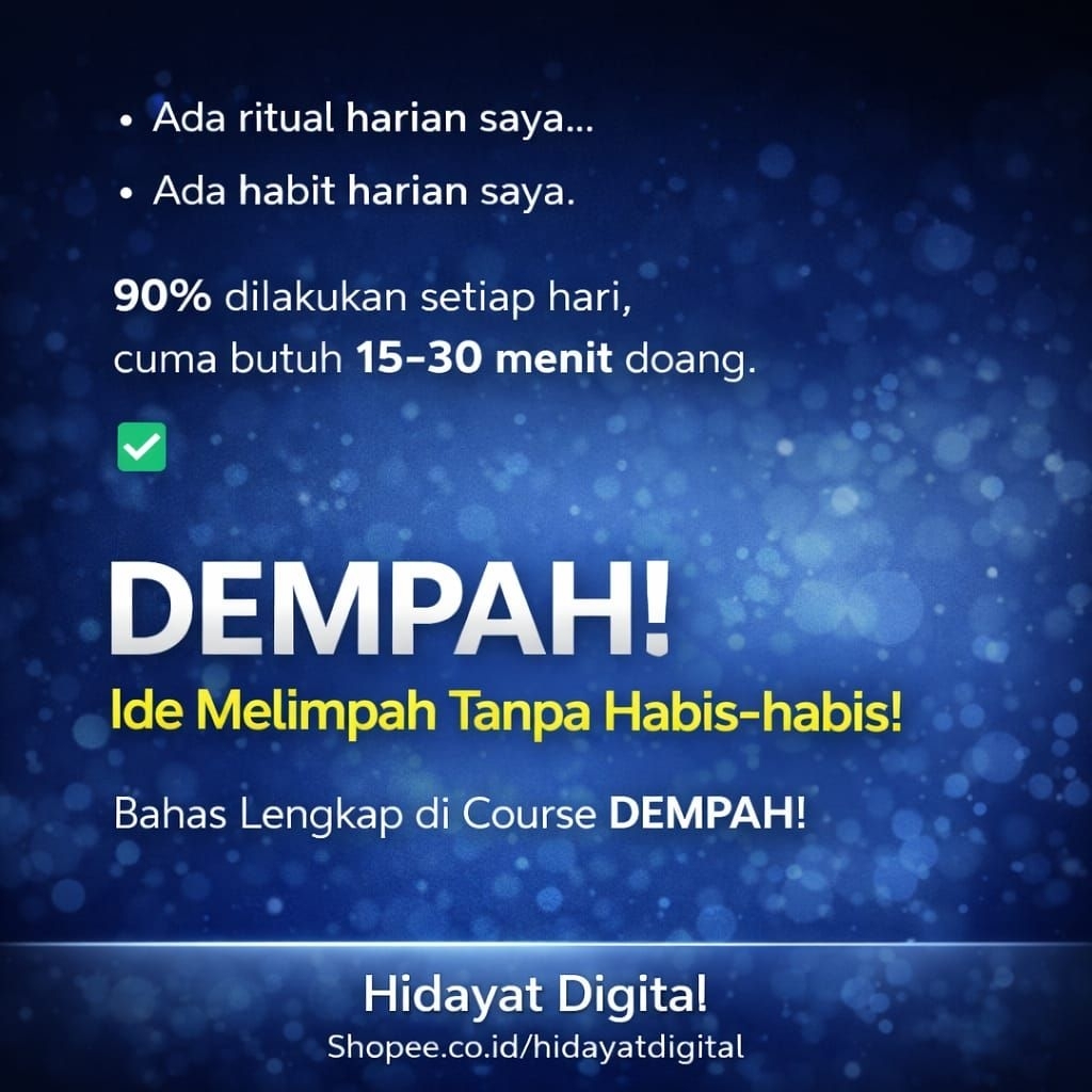 DEMPAH - Ide Melimpah DIGITAL MARKETING TOKO ONLINE INTERNET PELUANG USAHA TOOL BISNIS- (bahasa Indo