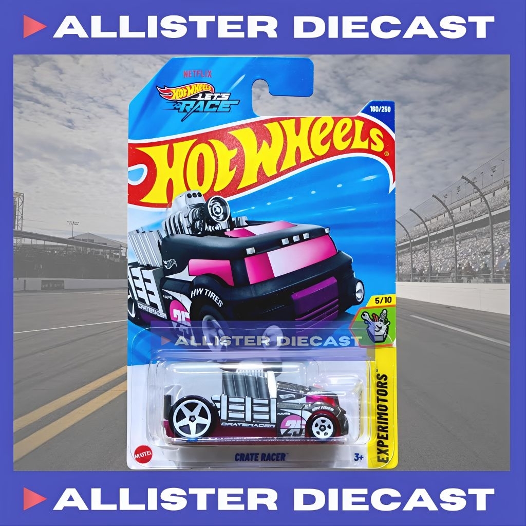 Hot Wheels Crate Racer Hitam Hotwheels Crate Racer Black HW Experimotors Hot Wheels Lets Race