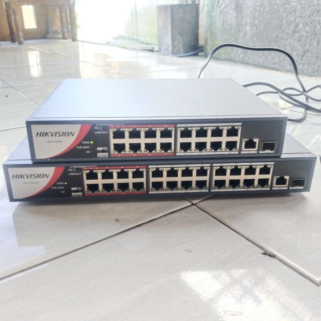 POE SWITCH 24port 16 port ORIGINAL, SECOND NORMAL BERGARANSI