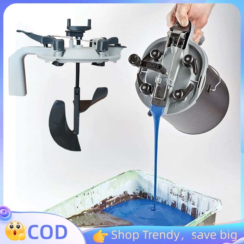1 Pcs Mixing Head Steering Lid Pemutar Kaleng Cat Alat Mixing Lid Pengaduk Cat Mobil Penutup Kaleng 