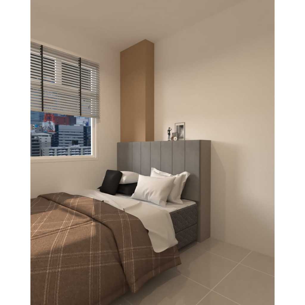 Custom Divan Bed dengan Headboard Panel