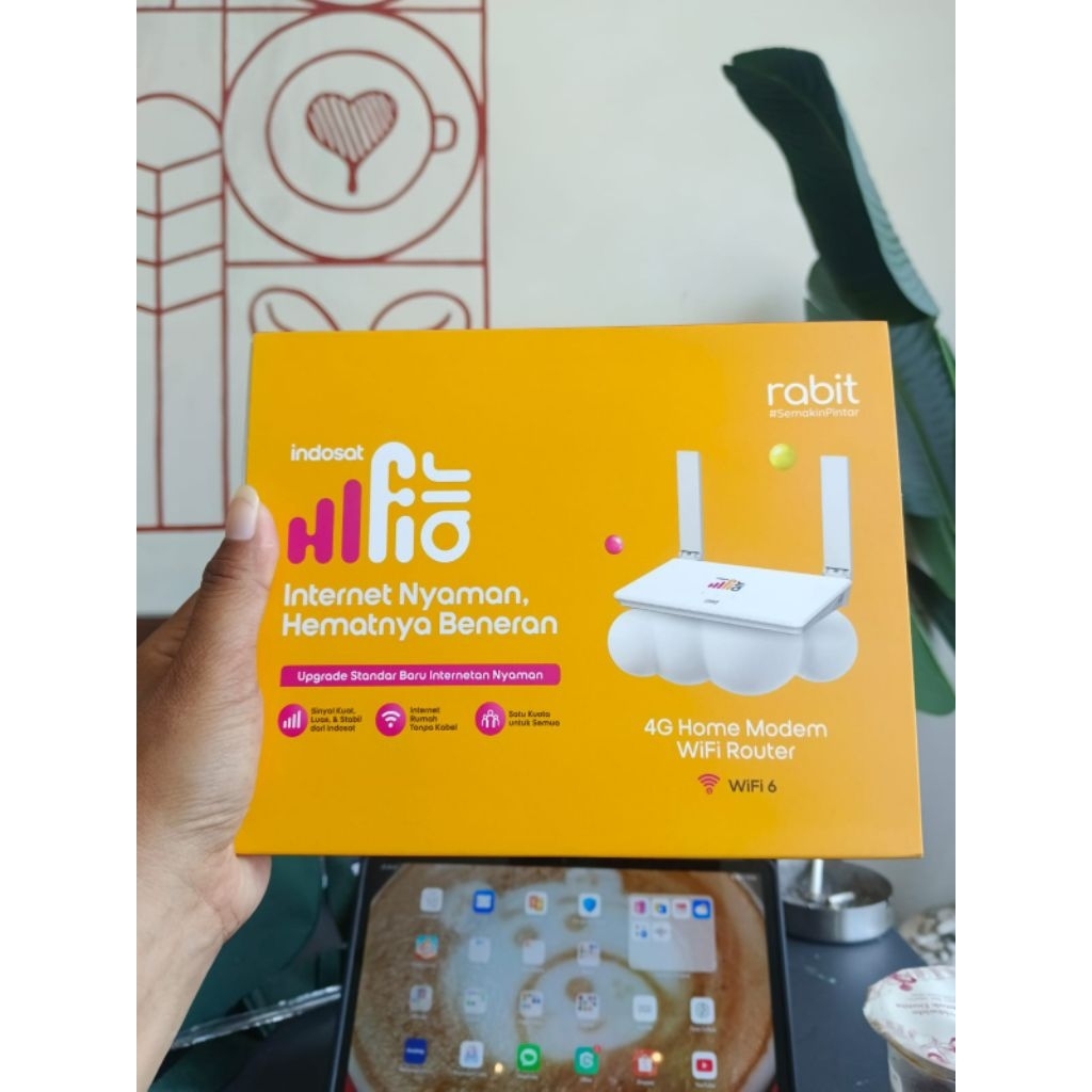 indosat HIFI Air portable (Modem+ Sim Card Im3/3 )