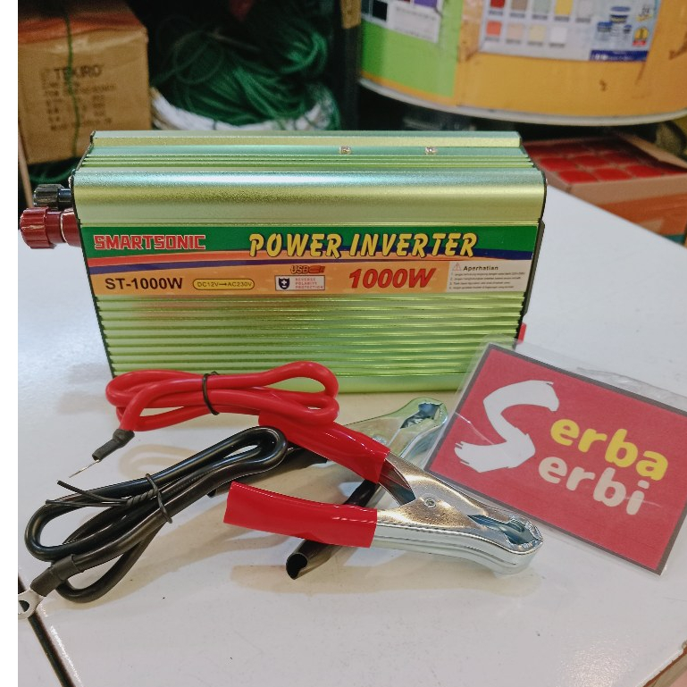 -1000W INVERTER-Alat port USB pengubah arus listrik Dc ke AC