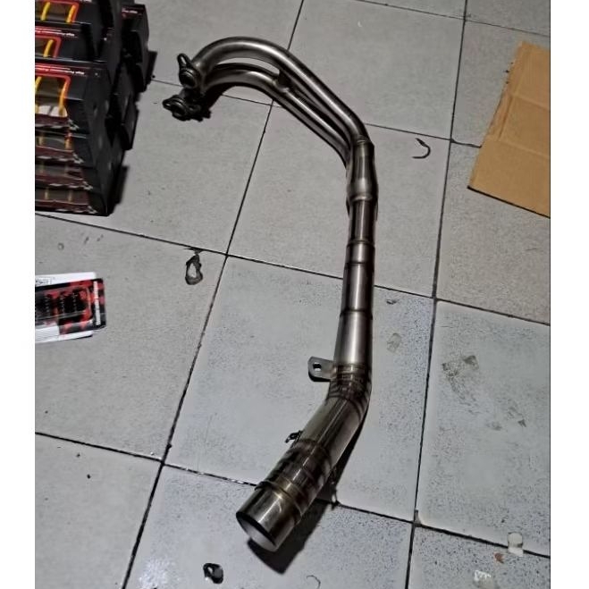 Header Leher Knalpot CLD Racing  Kawasaki Ninja 250 Karbu Fi