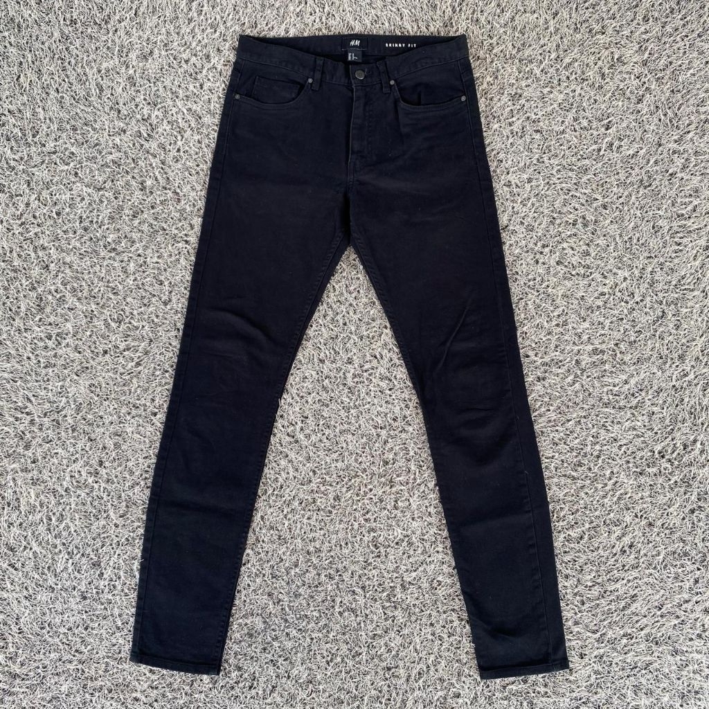 hnm skinny fit celana denim hnm original celana skinny hnm