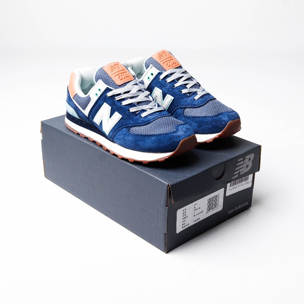 (SLKCK) Sepatu Sneakers New Balance WL574BCM Navy - 574
