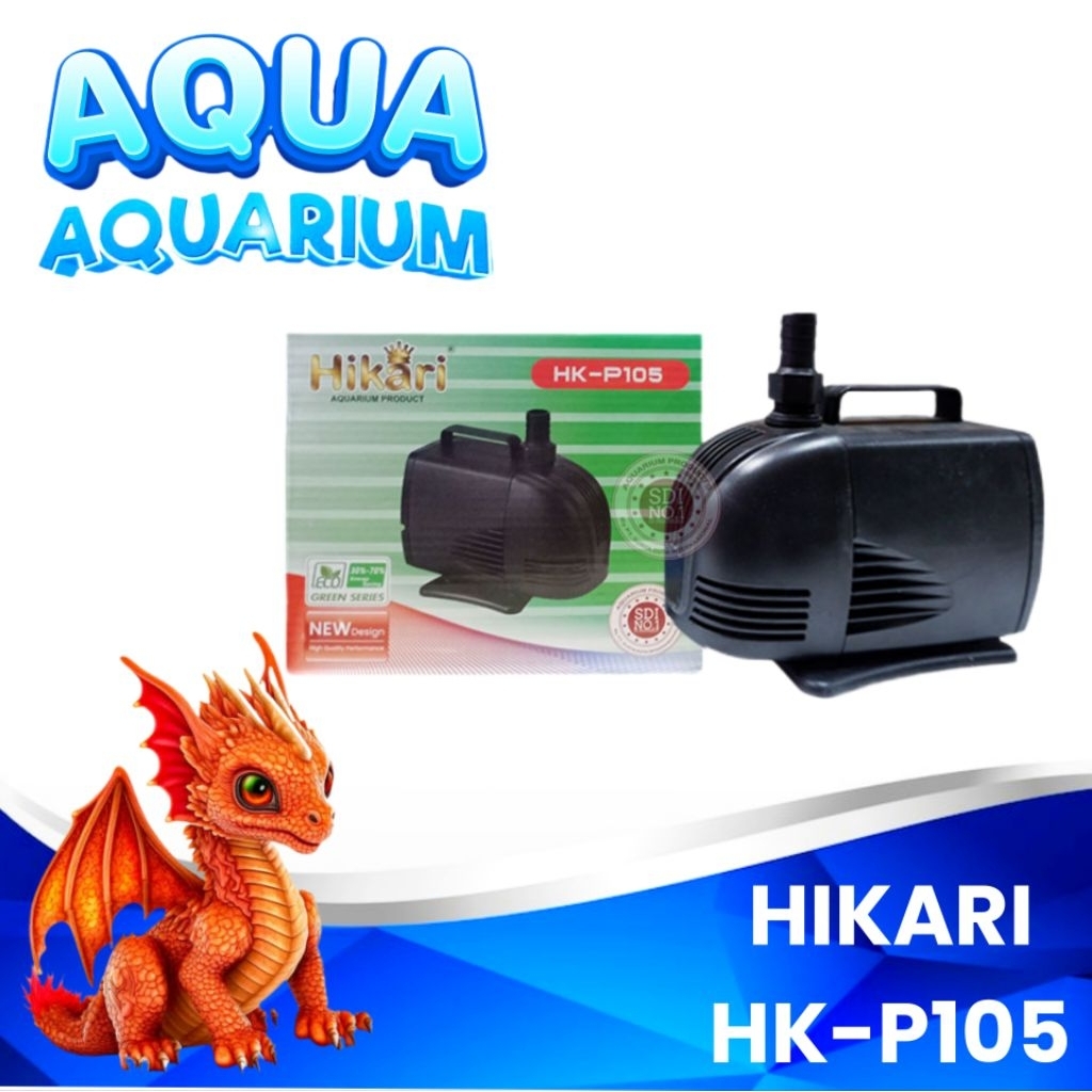 POMPA KOLAM IKAN HIKARI HK - P105 WATER PUMP HIKARI 105