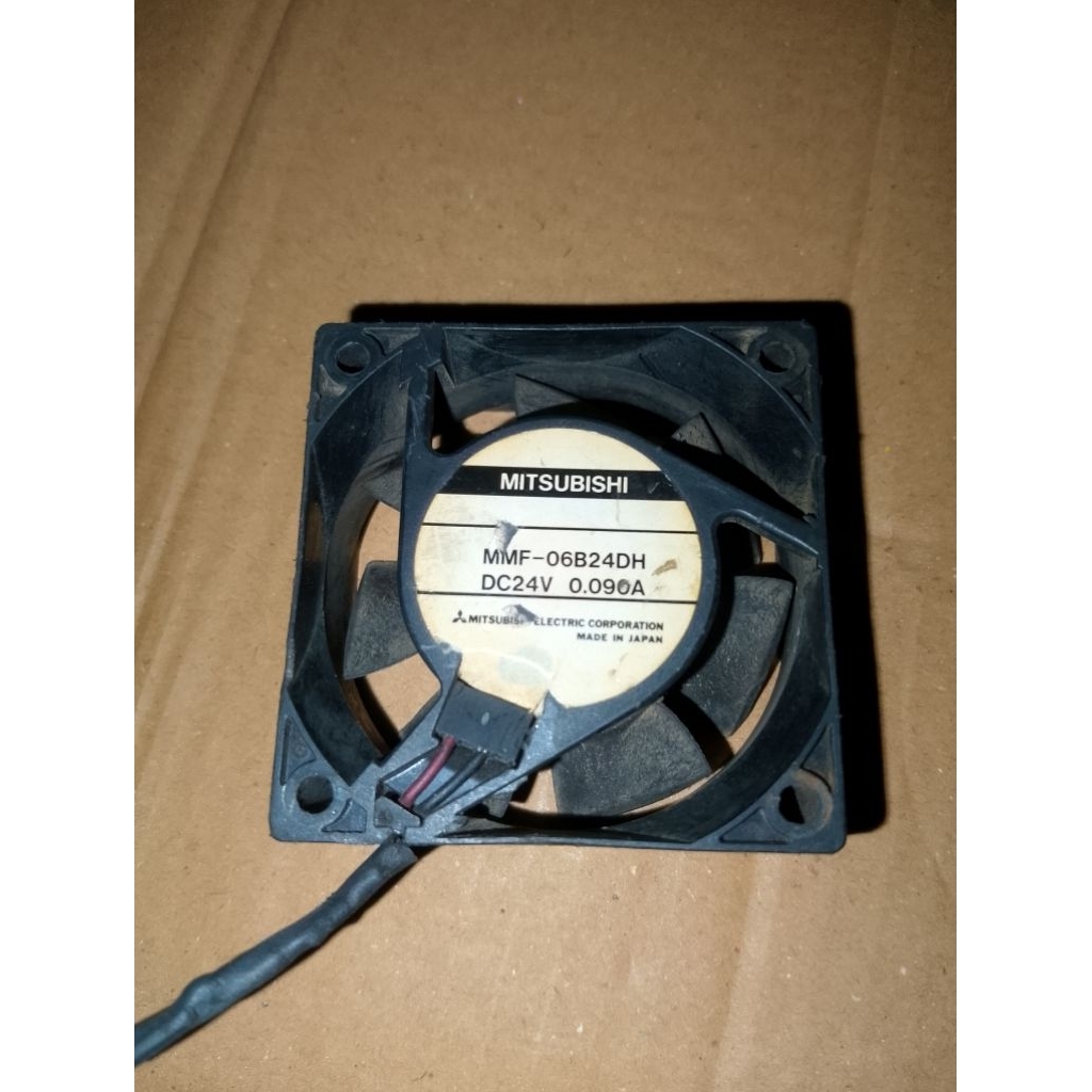 kipas 6x6cm 24V 0.090A T2.5cm bekas copotan