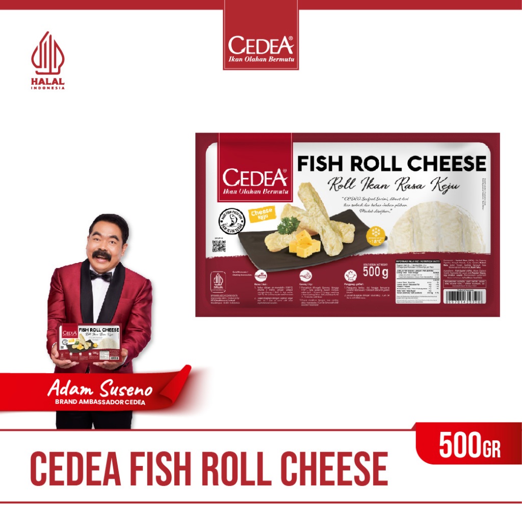CEDEA Fish Roll Cheese/ Keju 500g