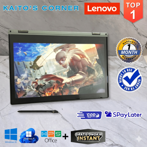 [Bekas] Laptop Lenovo YOGA L380/L390 CORE i3/i5/i7 GEN 8 | BISA LIPAT 360 | MURAH BERGARANSI