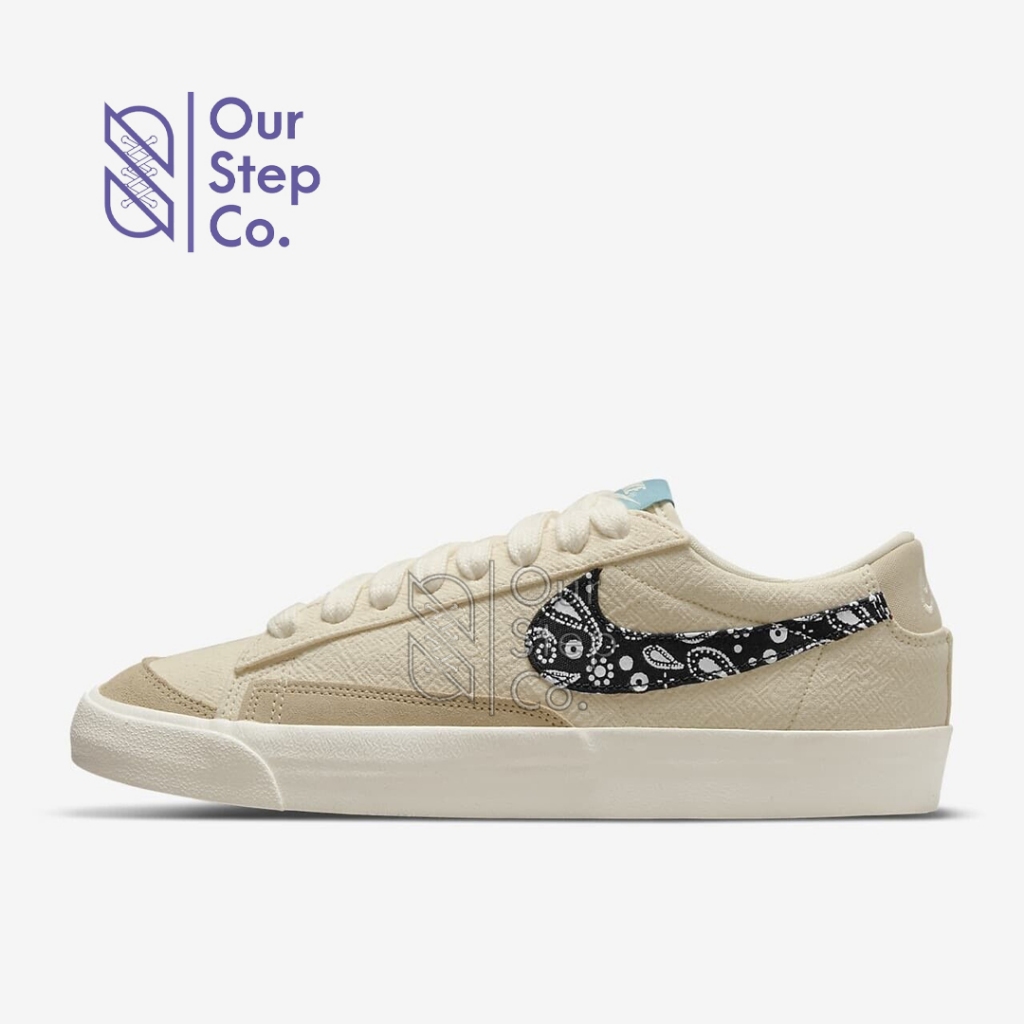 Sepatu Nike Blazer Low 77 Vintage Paisley Ivory Original  BNIB