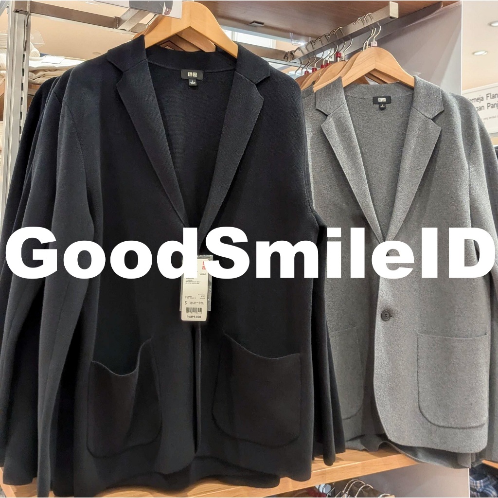 SALE!! Men Jaket Milano Rib Pria Wanita Unisex Jas Blazer Formal Kasual JASTIP UNIQLO SALE
