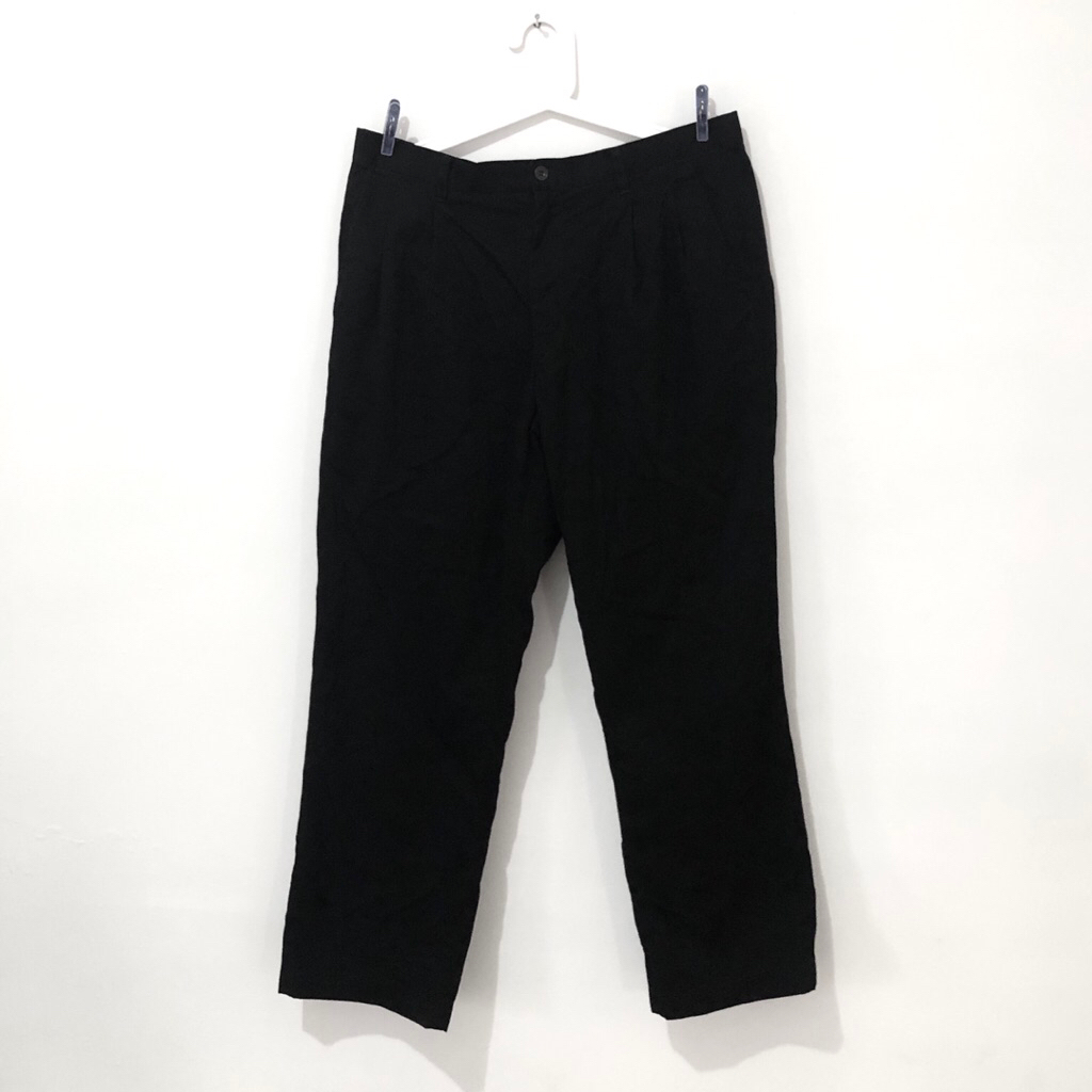 chino pants uniqlo black lp88 p99 ol23