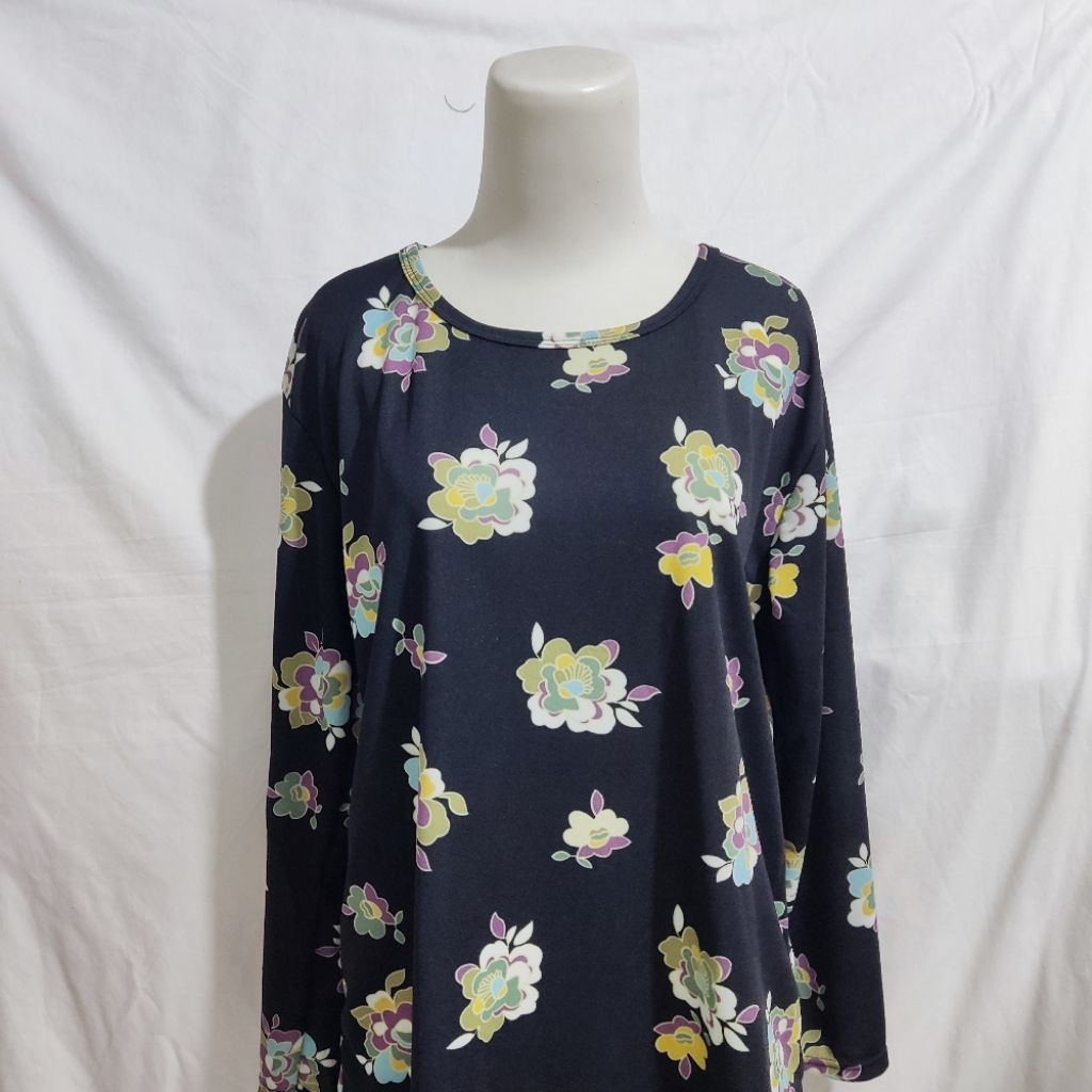 Jersey Jumbo Warna Baju Kaos Jersey Jumbo Warna Motif Abstrak Bunga Lengan Panjang Wanita Jumbo Warn