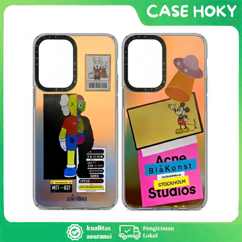 Case iPhone 11 11 Pro 12 12 Pro X XS Casing Softcase Rainbow Disnep Gucci Kaws Fake
