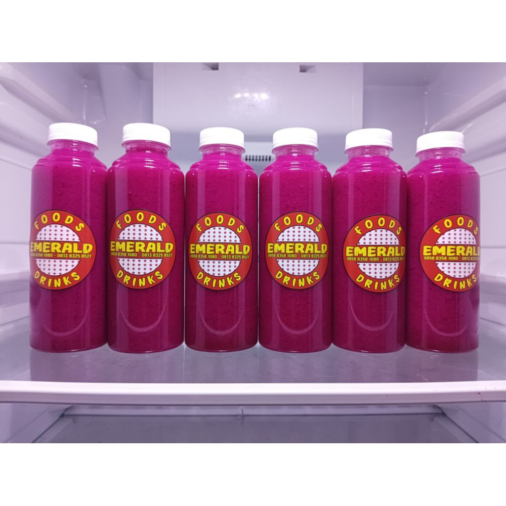 Jus Buah Naga Emerald
