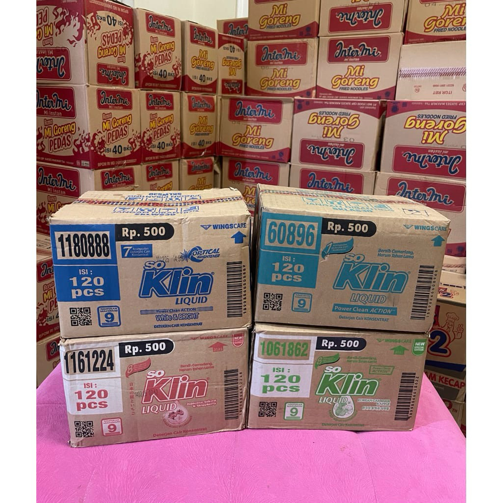 Soklin Liquid Cair 1 Dus isi 130sachet - Soklin Cair
