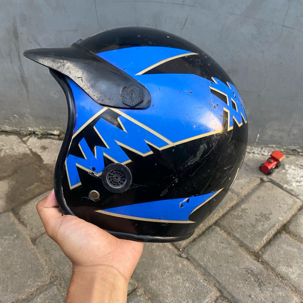 helm yamaha sumpit original helm yamaha jadul