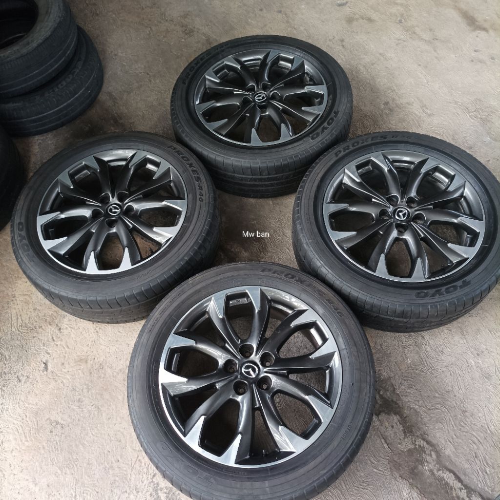 velg mazda cx5 r19 pcd 5x114 + ban