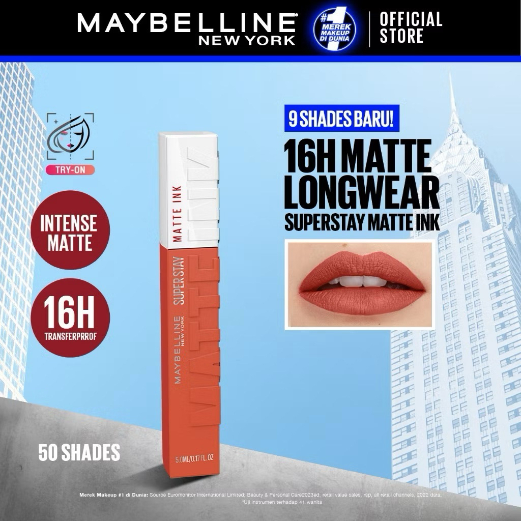ORIGINAL MAYEBELLINE SUPER STAY MATTE INK / LIPSTICK MAYBELLINE