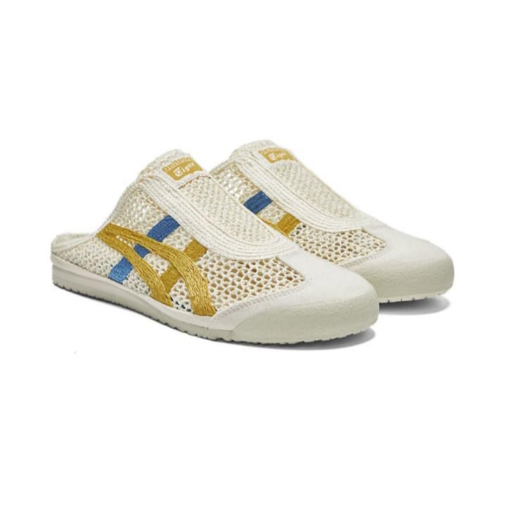 Onitsuka Tiger Mexico 66 Sabot 100% Original Sepatu Sandal Pria -White