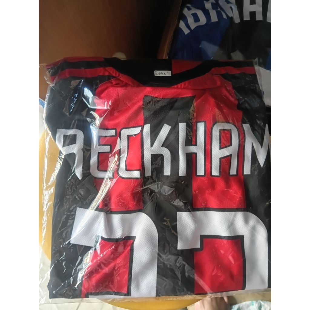 Jersey Long Sleeve Home Beckham Ac Milan 2007