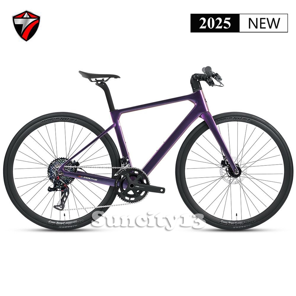Sepeda Twitter Stealth Pro Carbon Flatbar FULL HYDRAULIC Disc Brake Full Inner Cable Roadbike