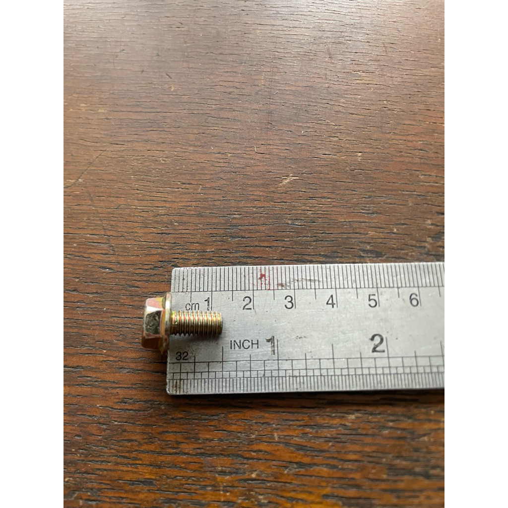 Baut Flange Bolt / Baut Flange /Ukuran M6x12 K10