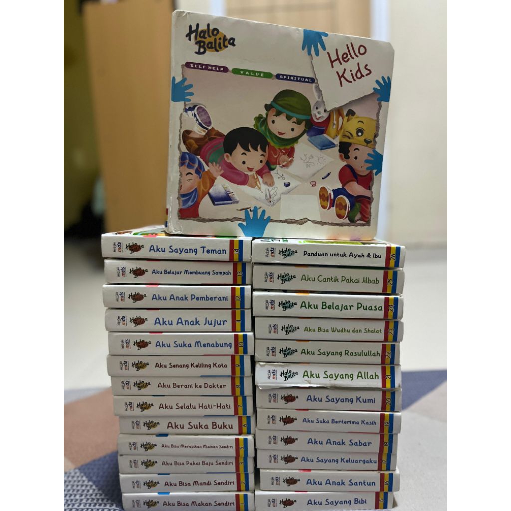 Halo Balita Prelove (24 buku) plus Hello Kids.