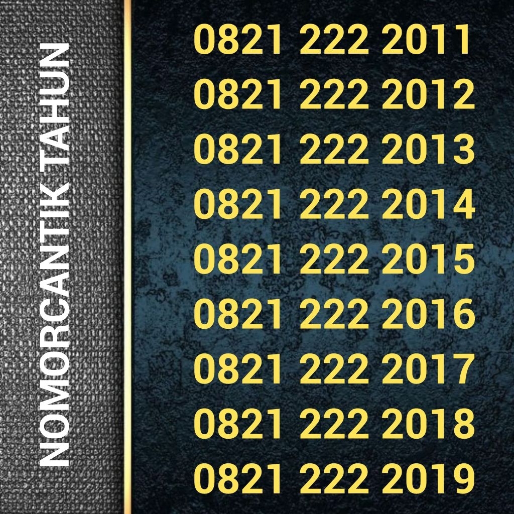 Kartu Perdana Simpati 11 Digit - Nomor Cantik Tahun - 1970 1971 1972 1973 1974 1975 1976 1977 1978 1