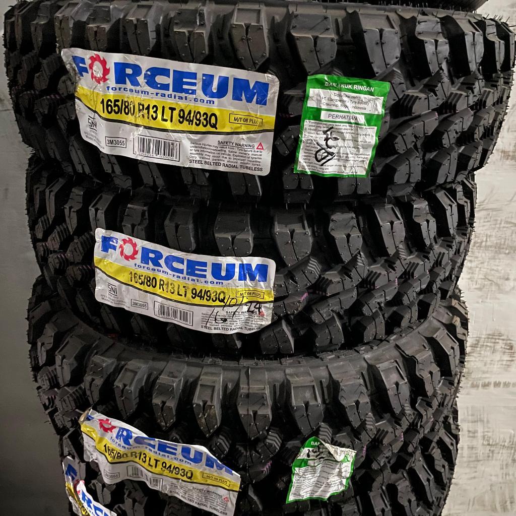 Ban Forceum MT 08 Plus 165 80 R13 Ban Mobil Offroad Ring 13 Ban MT COCOK buat cary lama r13
