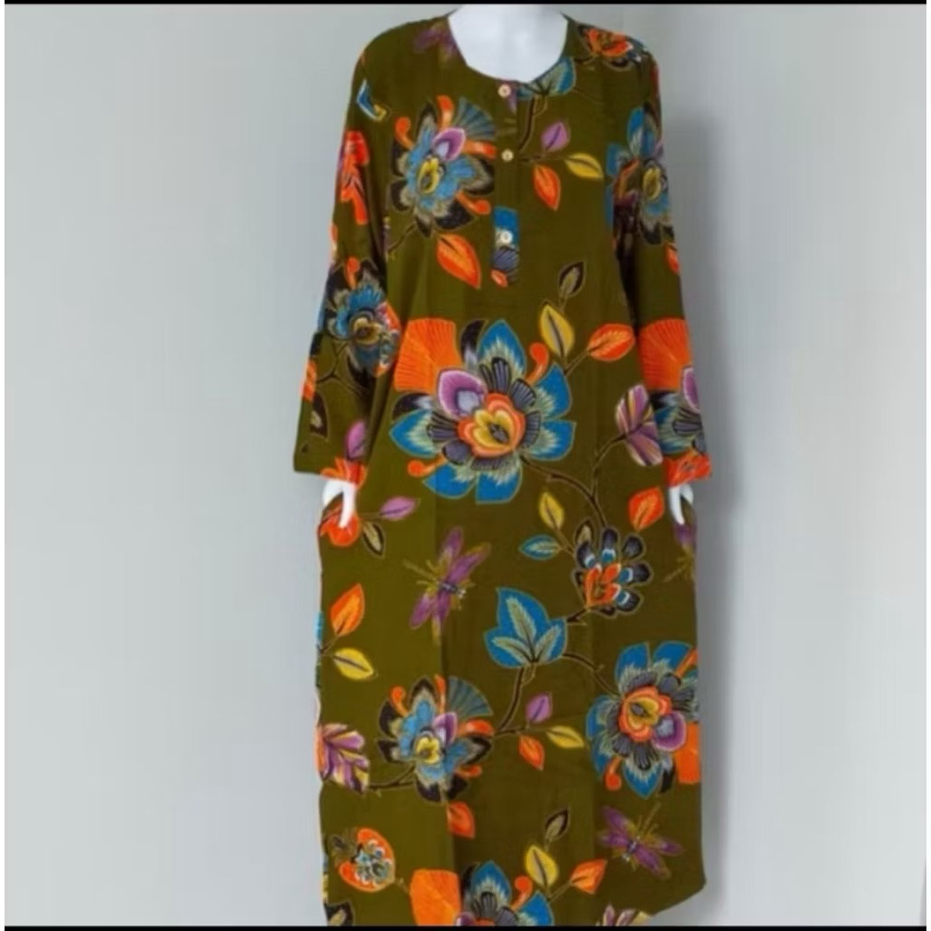 LONGDRESS DASTER 19/20 KENCANA UNGU UNTUK LABEL BIRU BUSUI LENGAN PANJANG MODEL TERBARU (MODEL TERBA