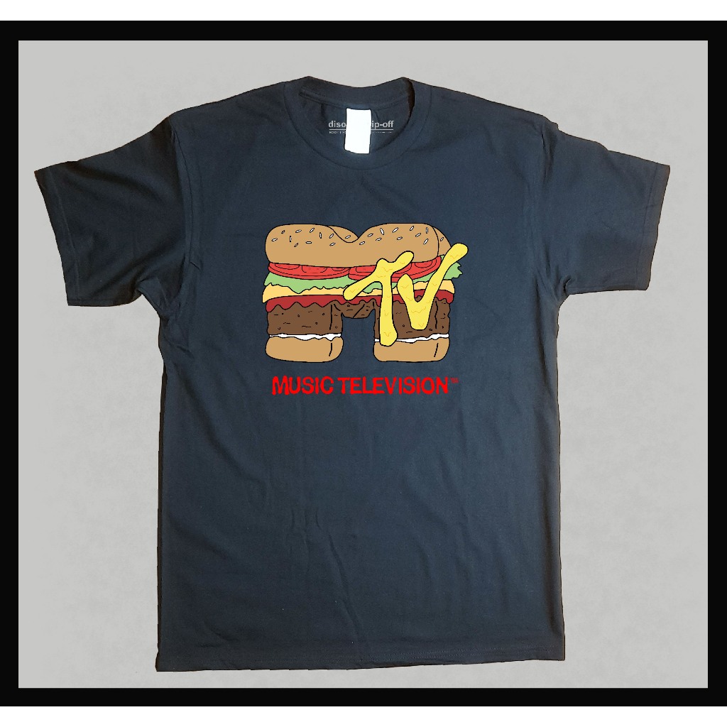 Tshirt Unofficial MTV - BURGER//UNISEX