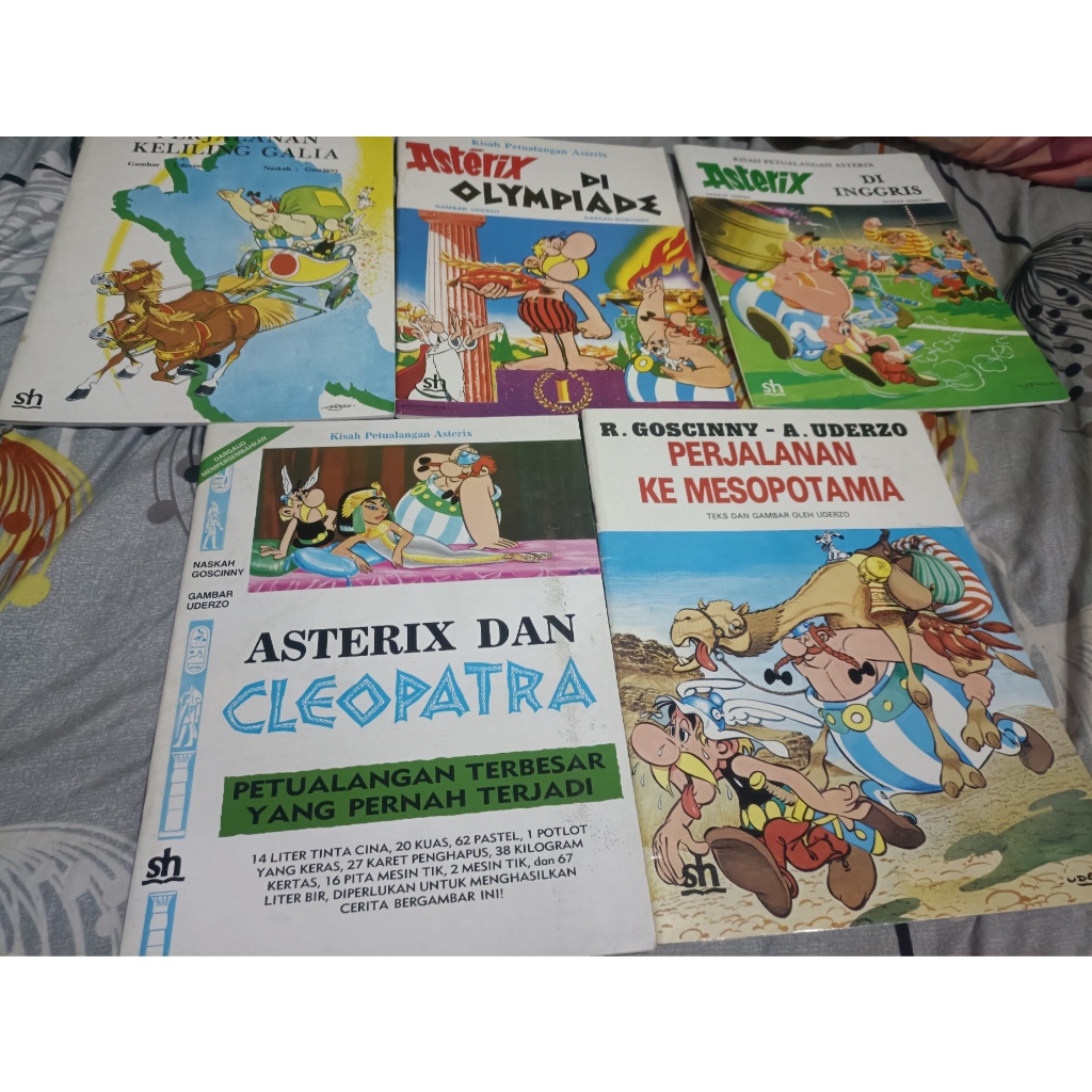 Komik Asterix Obelix Bahasa Indonesia 5 seri