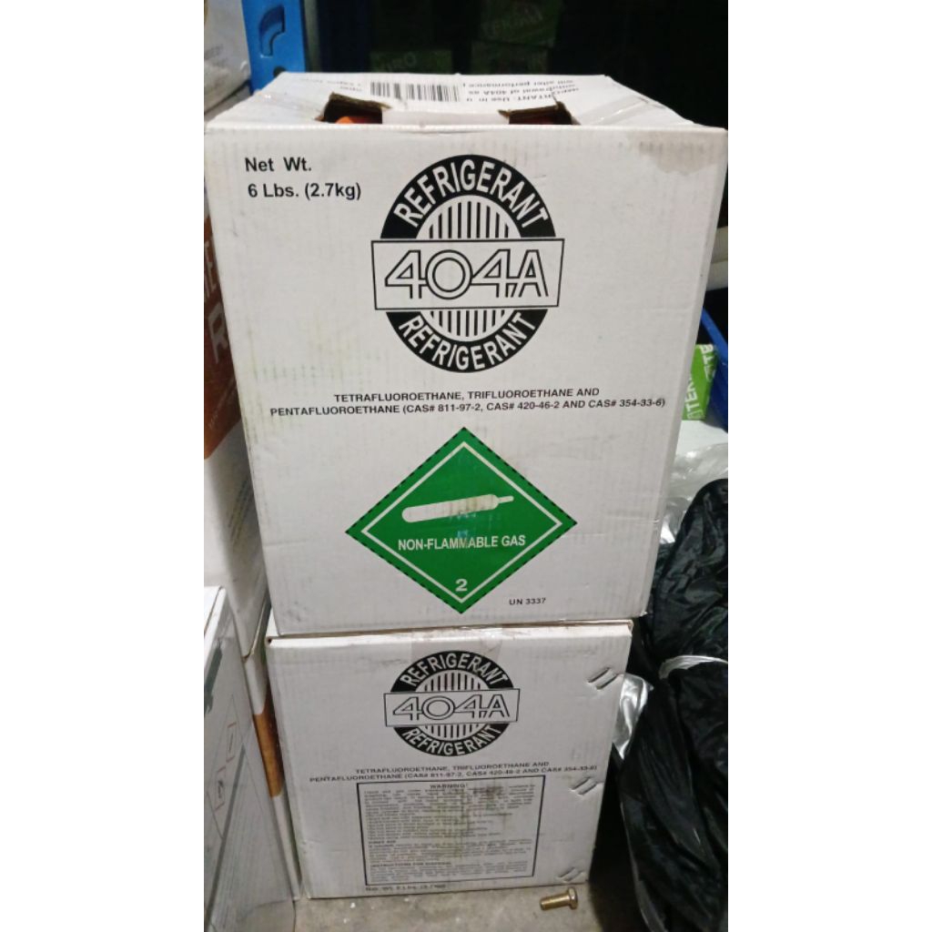 PREON R404a Tabung Kecil 2,7 Kg Baru Segel. R404 Kemasan Suka Dibilang 3 Kg Minimalis